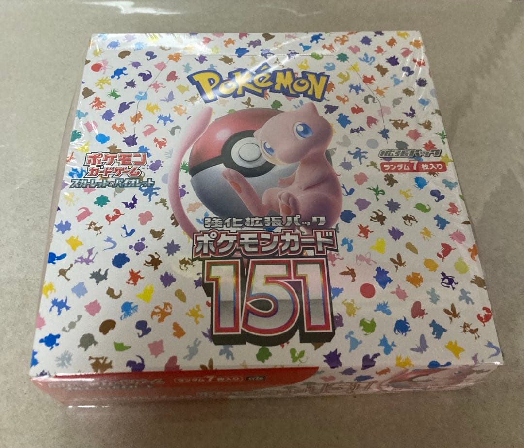 ポケモンカード151 BOX シュリンク付き未開封　 2BOX