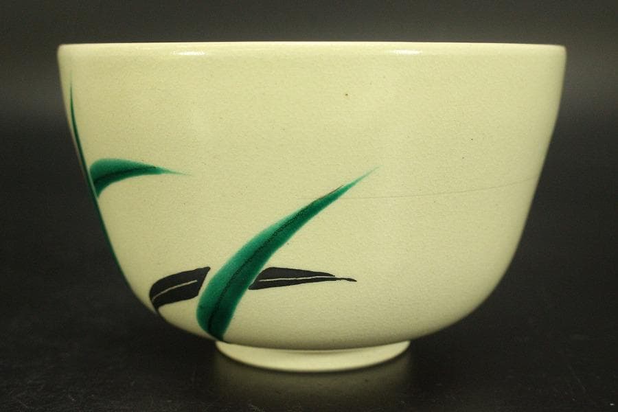 茶道具 仁清写 螢絵茶碗 美品 共箱(A669)