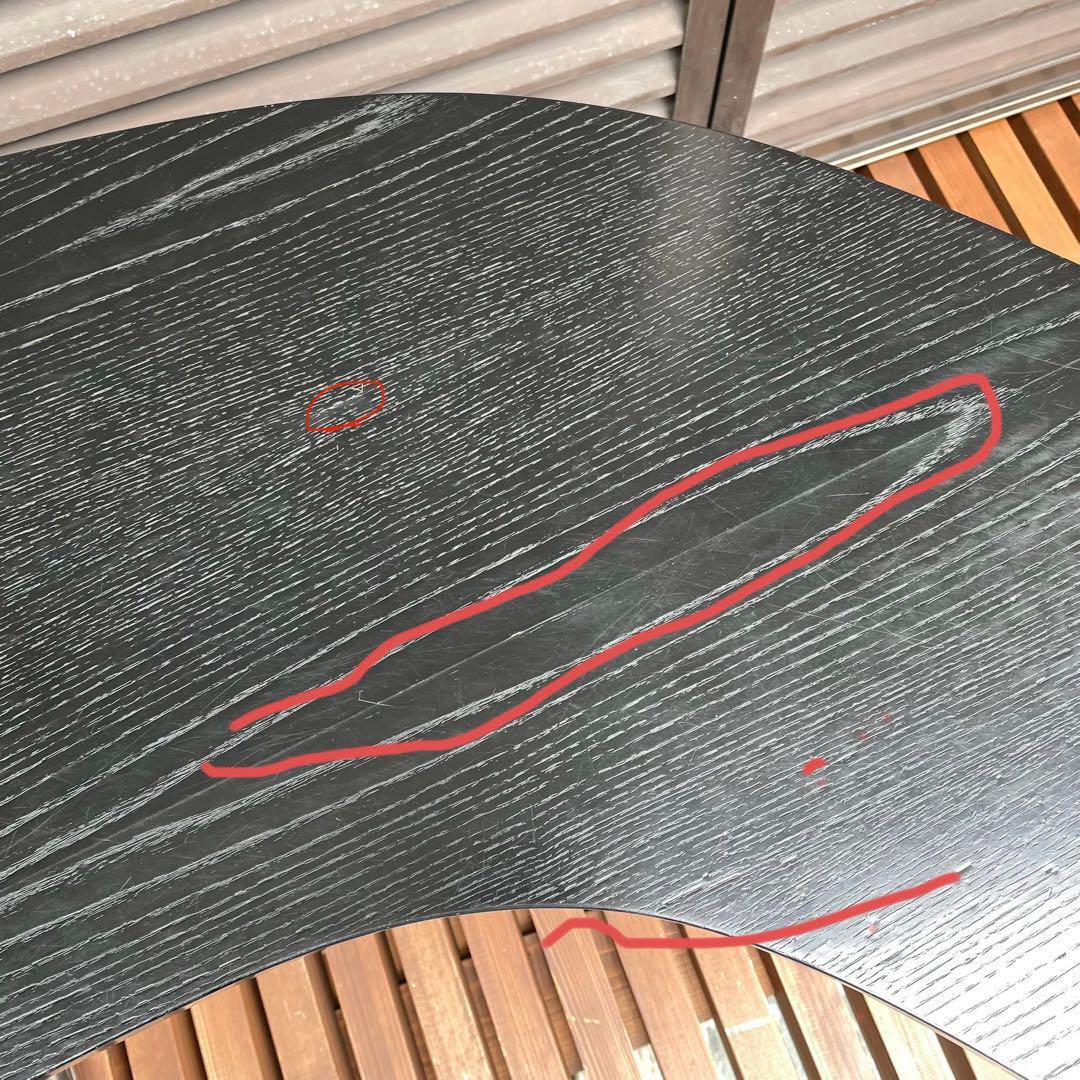 テクタ　K24 サイドテーブル　黒　アクタス　ネジなし　ジャンク