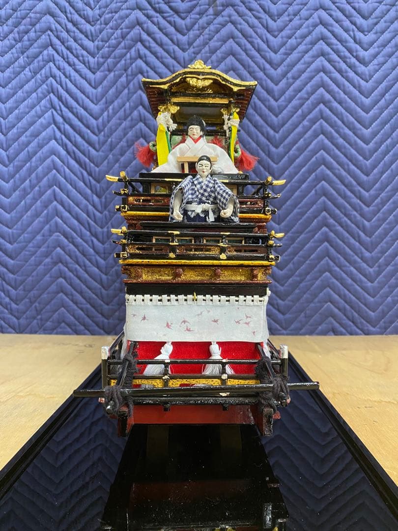 ユネスコ無形文化遺産登録　岐阜県大垣市の大垣まつりの山車のミニチュア1/20