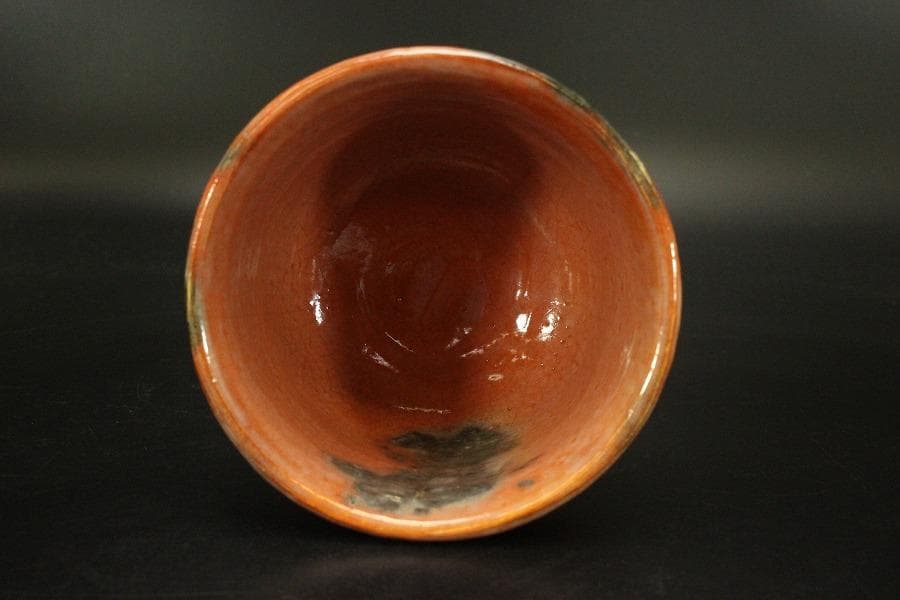 茶道具 楽茶碗 巳年 醍醐窯 荷平作 共箱(メ1741)