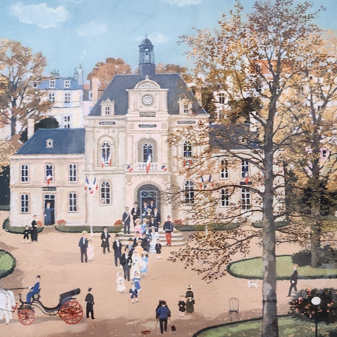 リ*カ様 ミッシェル　ドラクロア　シティーホールのウェディング　リトグラフ