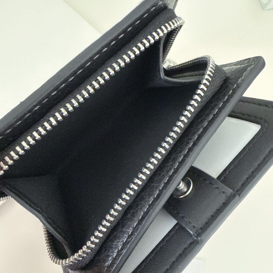 COACH コーチ 折り財布　ブラック　スタッズ　黒色