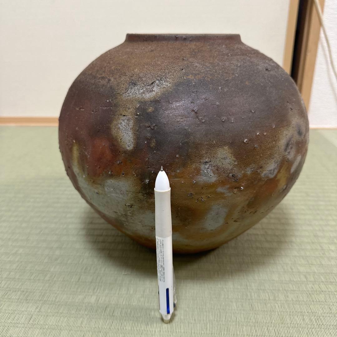 備前焼，壷，人間国宝，花瓶，金重陶陽？