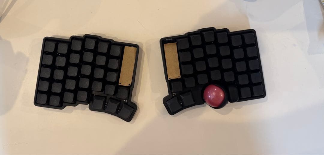 【新品】keyball61 完成品、メインスイッチ、メインキーキャップ