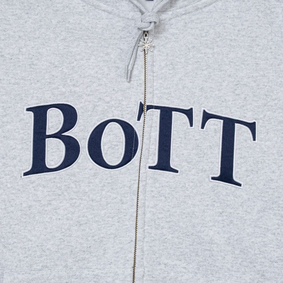 【新品】XLサイズ グレー BoTT OG Logo Zip Hoodie
