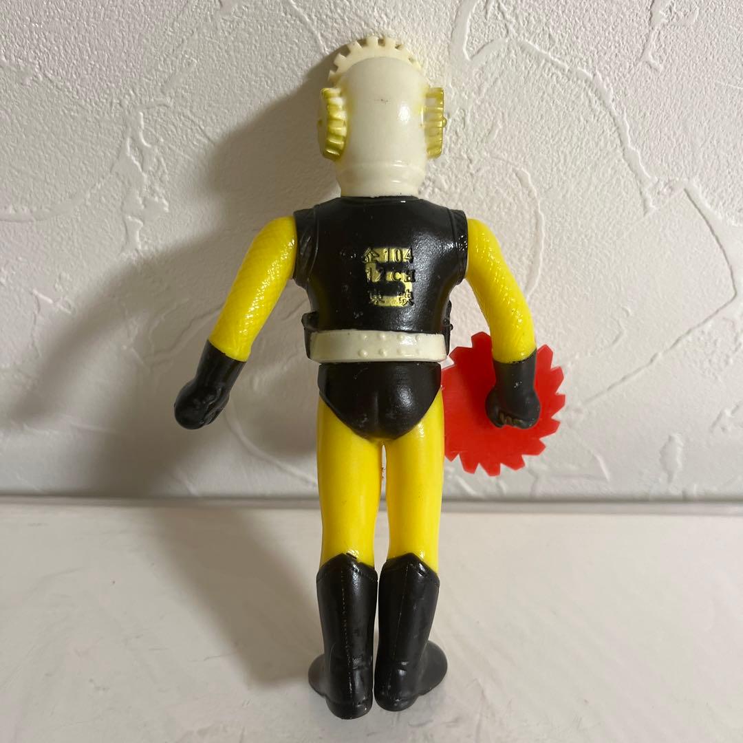 ⚠️激レア・貴重　忍者キャプター　金忍　ミニソフビ　昭和レトロ　当時物