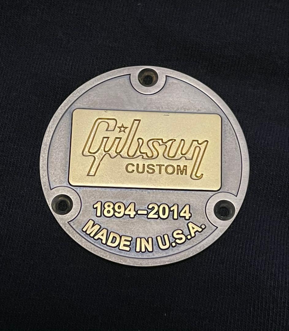 ギブソン　カスタムショップ　ヒスコレメダリオンバックプレート335メダル　本物
