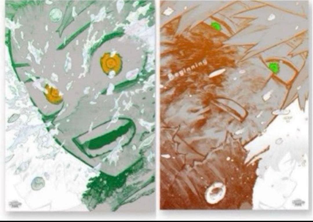 ヒロアカ原画展 A2アートポスター2枚セット