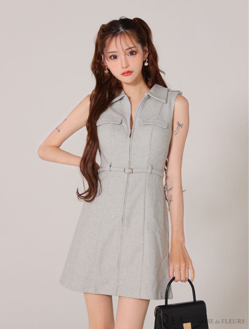 ROBE de FLEURS ローブドフルール ドレス キャバ ミニ DEA