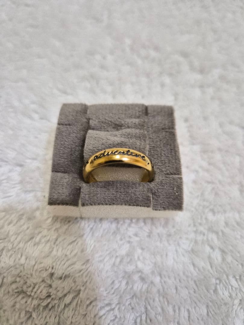 【極美品】ete bijouxライフイズアジャーニーメッセージリング