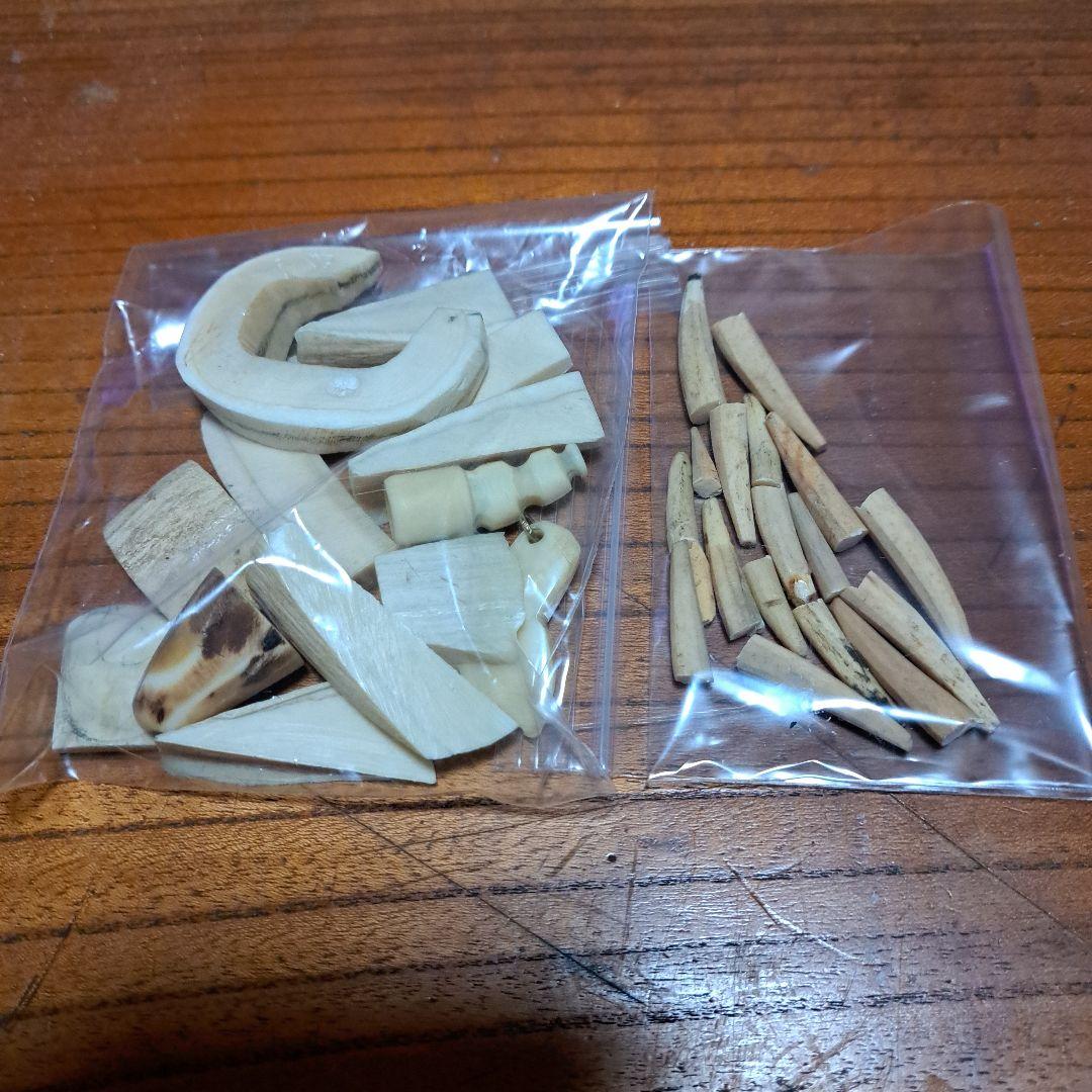 マッコウ鯨の歯 イッカク (海豚の歯&鯱の歯付) ３０個 144g おまけ付き