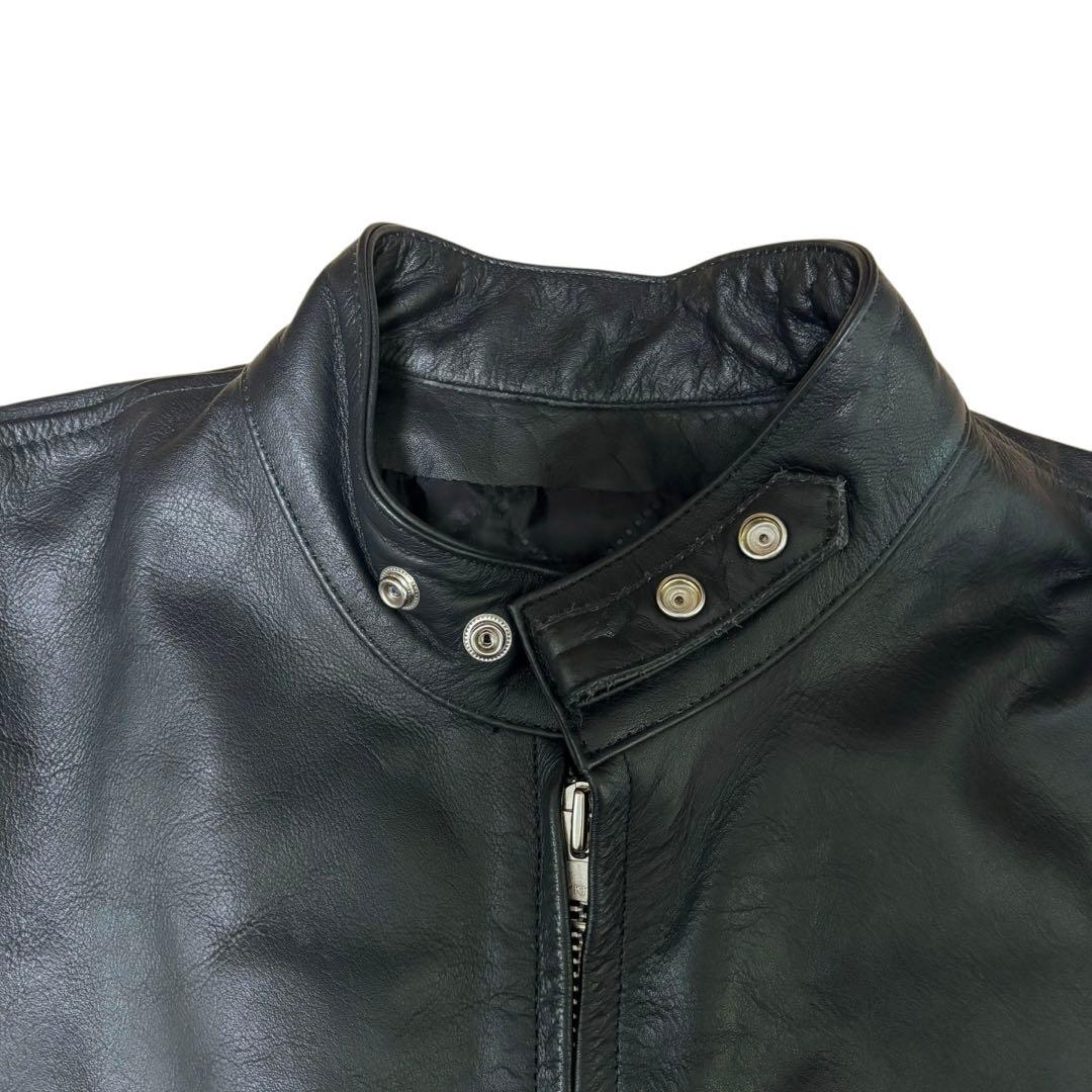 【きりこ】HORN WORKS シングルライダースジャケット　バッファロー