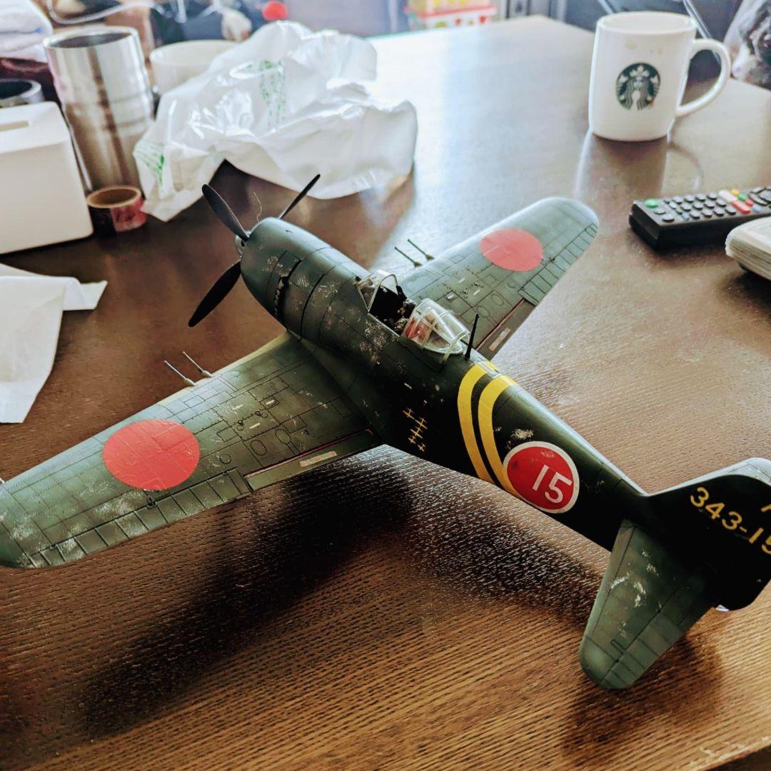 紫電改 ハセガワ 1/32 スケール 菅野直仕様 完成品