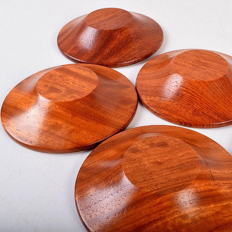 茶道具　漆塗　茶托　五客　Z　8552