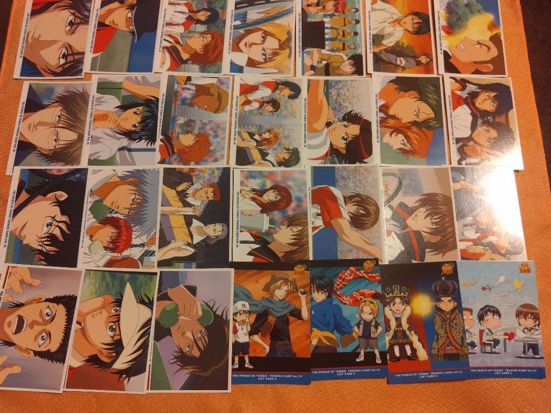 激レア！美品テニプリカードセット！対決日米ジュニア選抜トレカvol10箱袋つき！