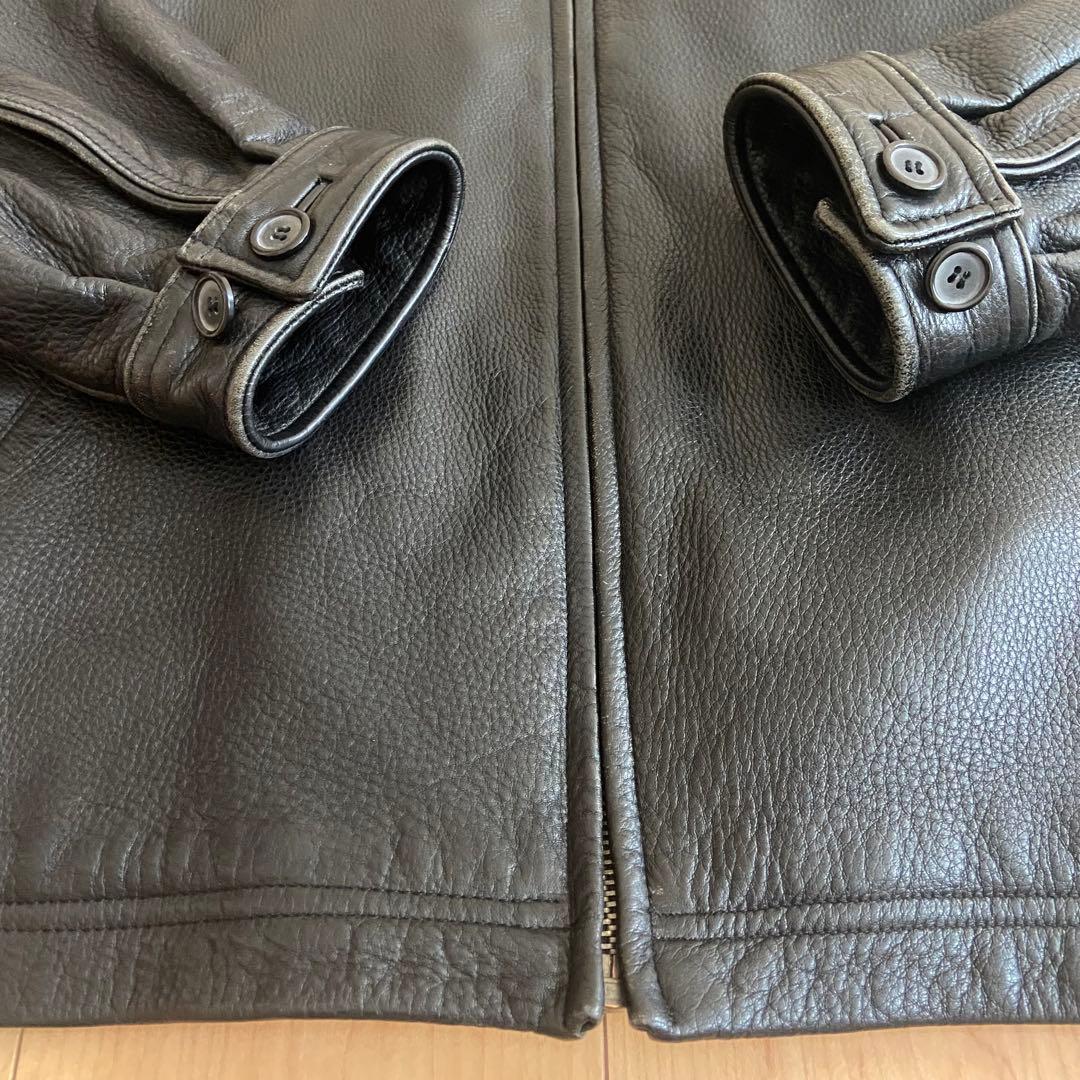 leather limited 90s シングル レザージャケット ブラック L