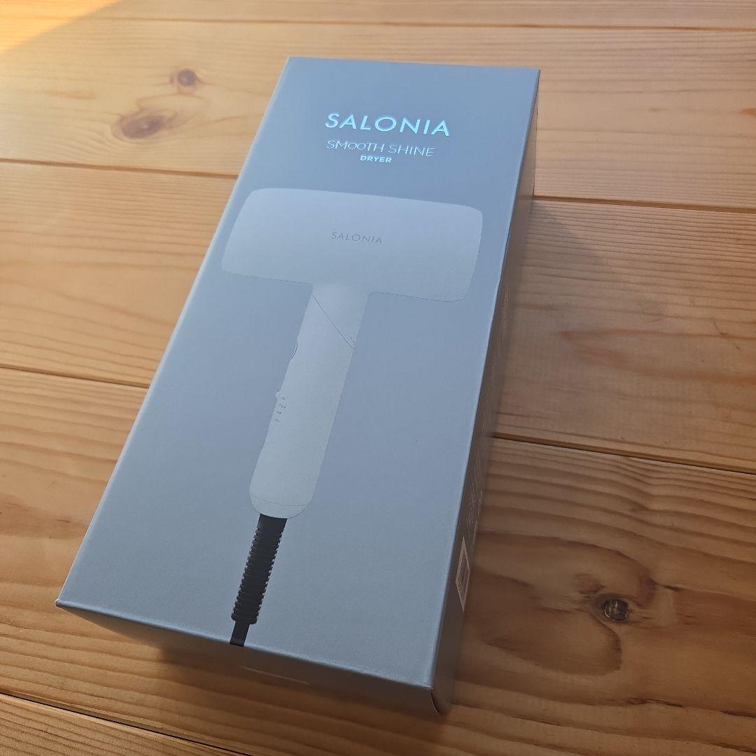 SALONIA スムースシャイン ドライヤー ホワイト SAL23209WH