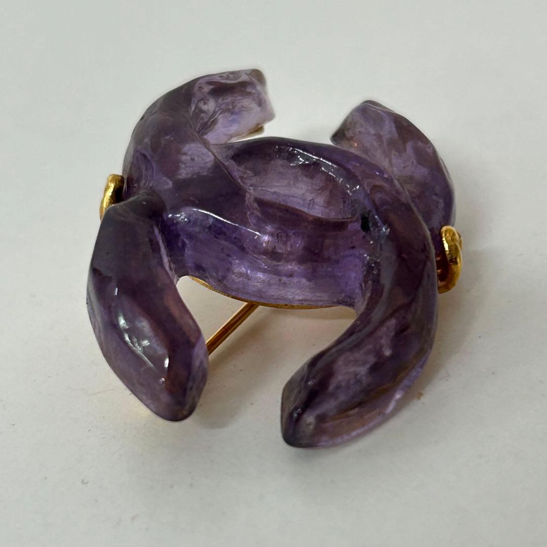 CHANEL シャネル ブローチ コサージュ ココマーク 樹脂