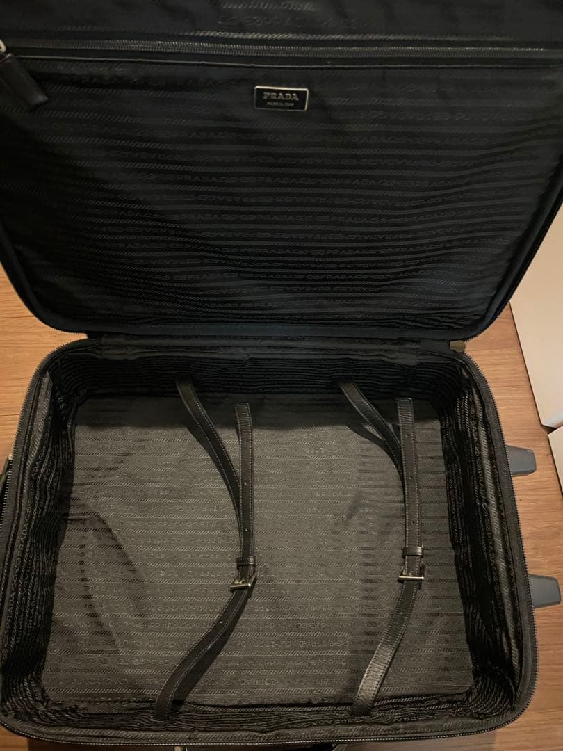 プラダ　ナイロン　レザー　キャリーケース　キャリーバック