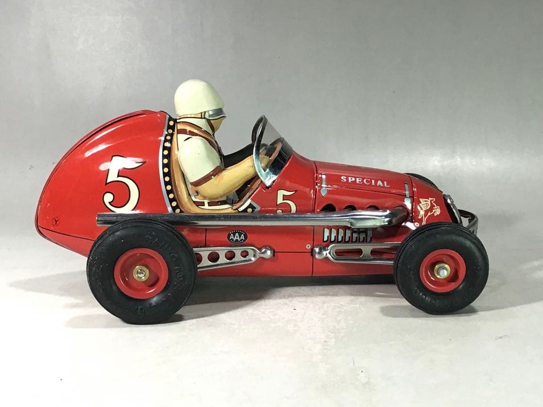 トミー 復刻版 1999年 チャンピオンミゼットレーサー5 ブリキ 自動車 玩具