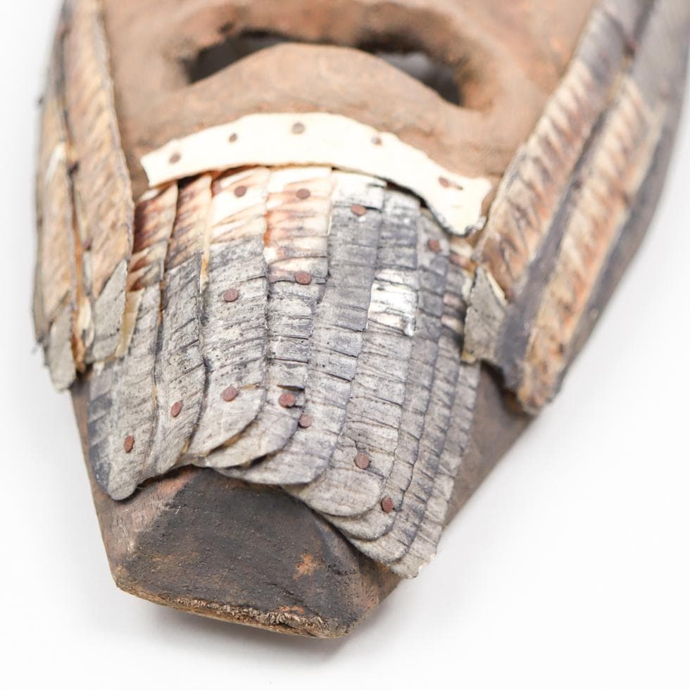 コンゴ民主共和国 レガ族 儀礼仮面／長面 付属装飾