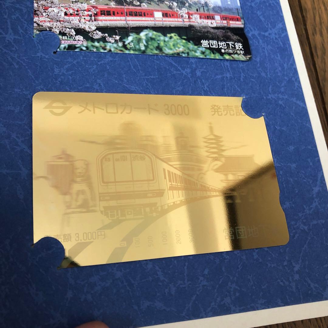 レア【新品/未使用】メトロカード 発売記念 帝都高速度交通営団 昭和レトロ