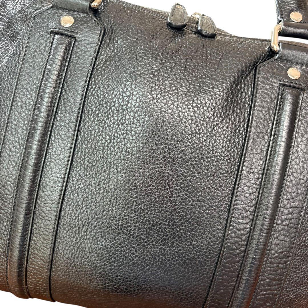 美品✨GUCCI シボ革 ビジネスバッグ 黒 ブリーフケース　ブラック　大人