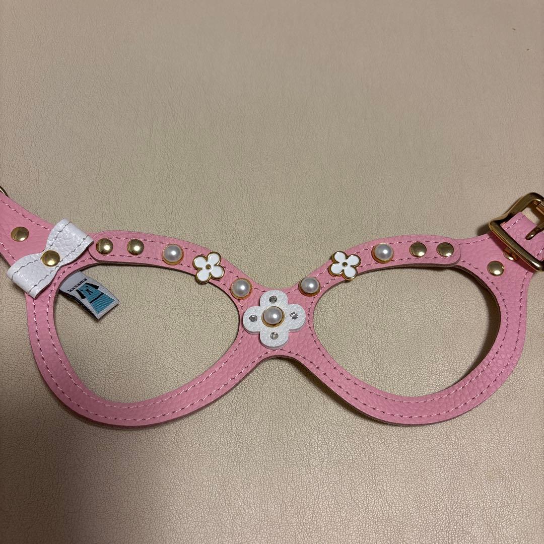 kazama ハーネス　ピンク　SS ゴールド金具　パール