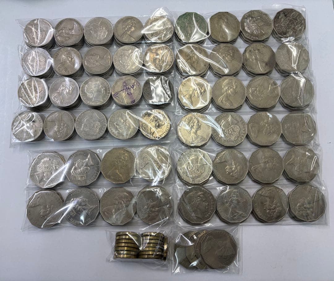 オーストラリア硬貨100ドル分