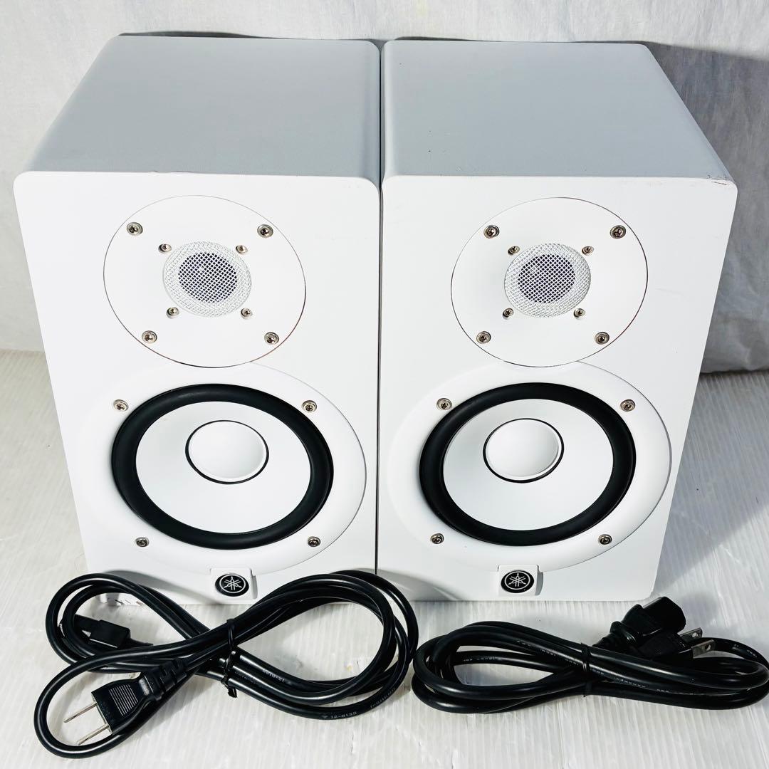 【動作OK】YAMAHA HS5 HS5Wスピーカー ペア ホワイト 要状態確認