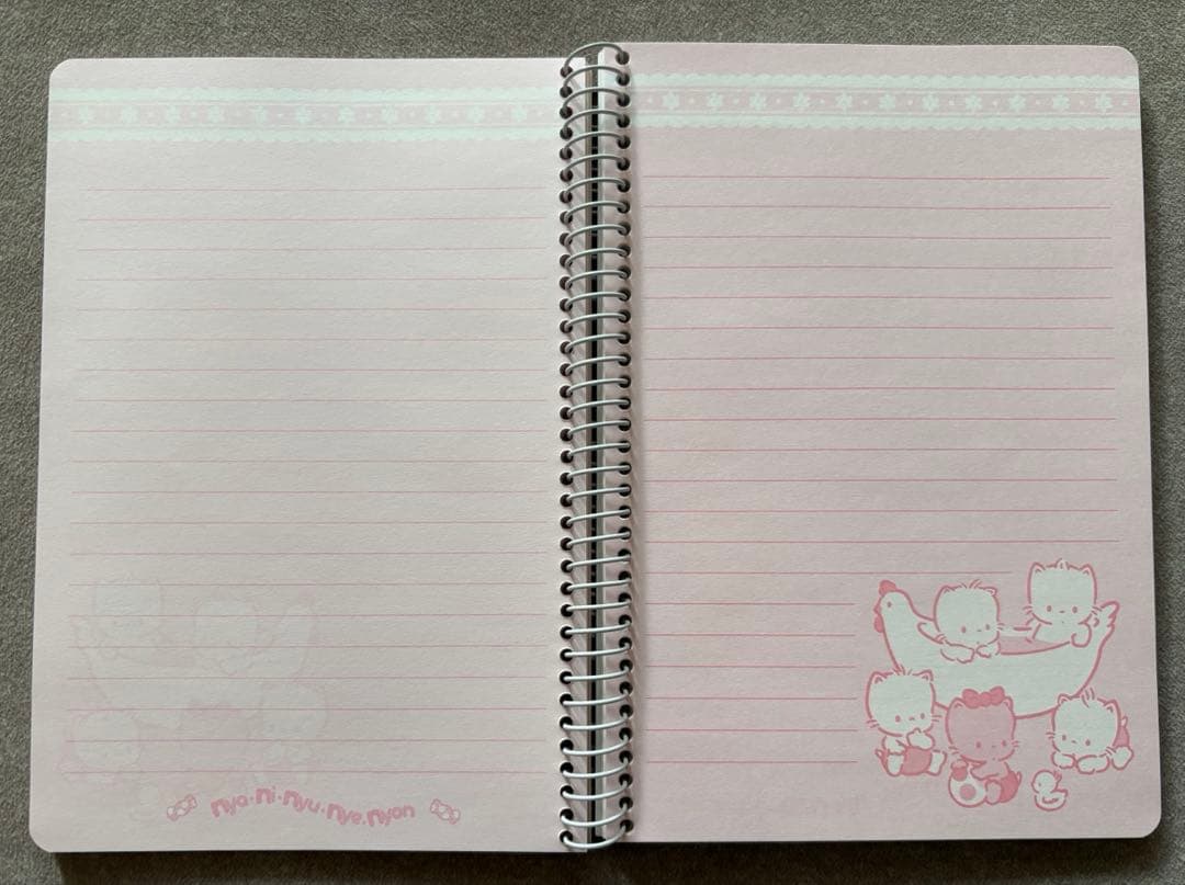 ニャニィニュニェニョン ボールペン　メモ帳　ノート　フウトウ　封筒