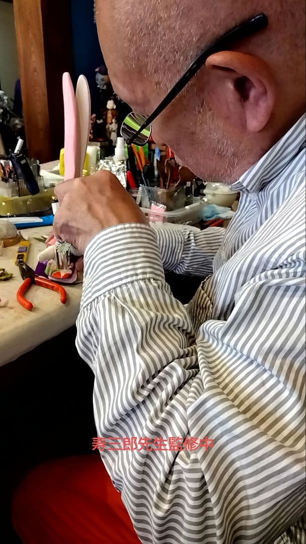 辻村ジュサブロー　花うさぎ