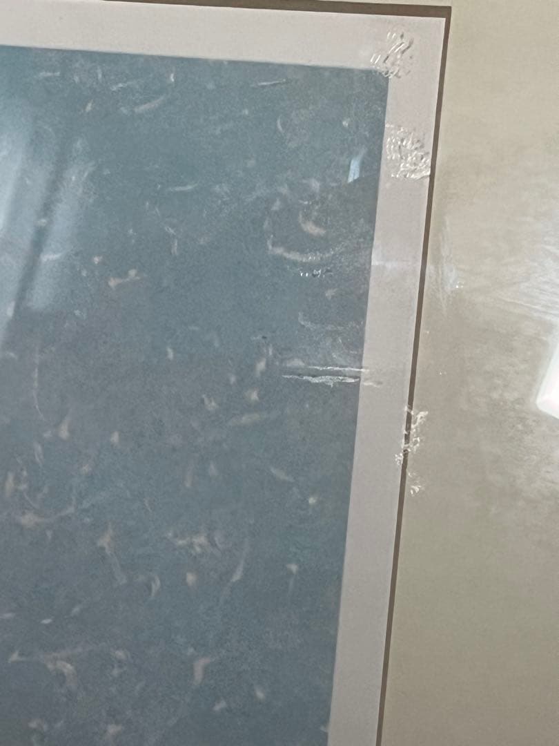 大判　リトグラフ　アンドレ・ブーリエ「港に吹く風」額装　版画　サイン.ED有り