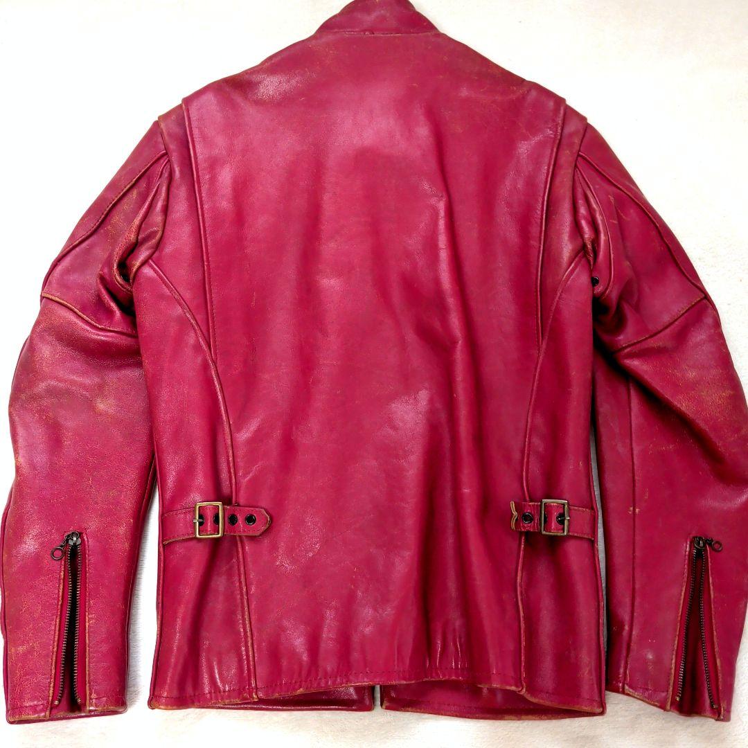 ドッグファイト　レザー　シングルライダースジャケット