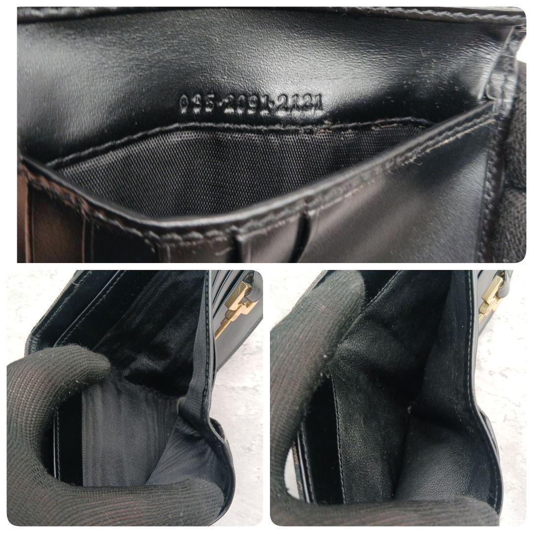 ✨極美品✨ グッチ 二つ折り ミニ財布 ジャッキー GG柄 GGライン ブラウン