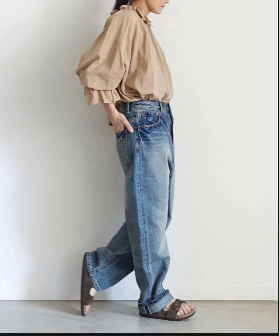 i c h i /イチ/201141/サルエルデニムパンツ/size2