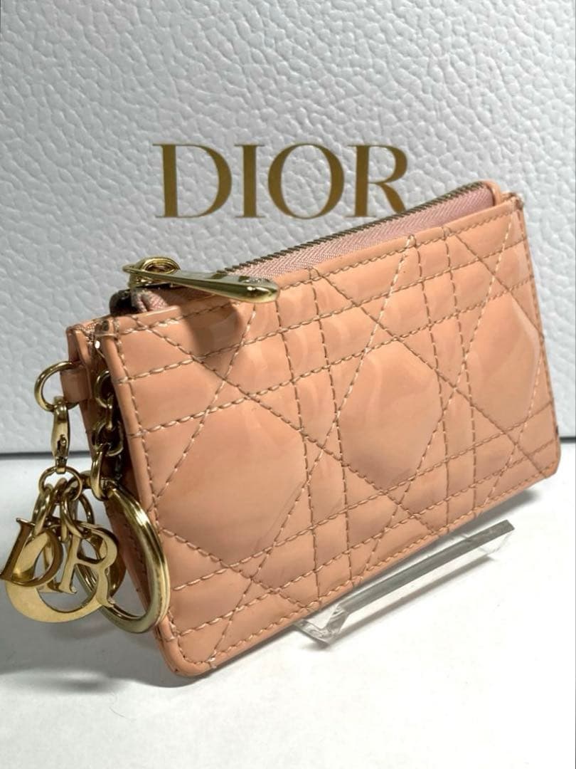 良品　ディオール レディディオール カナージュ　パテントレザー　ケース