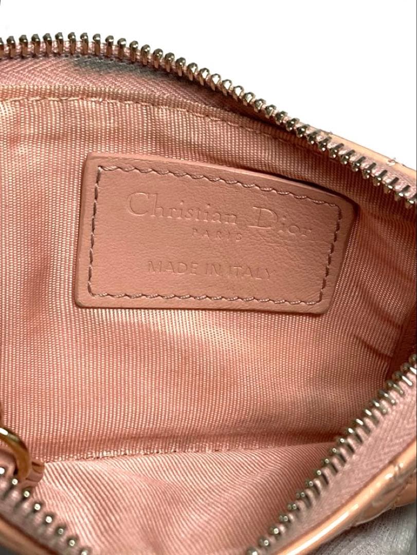 良品　ディオール レディディオール カナージュ　パテントレザー　ケース