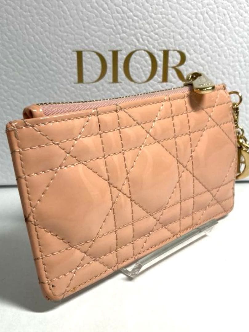 良品　ディオール レディディオール カナージュ　パテントレザー　ケース