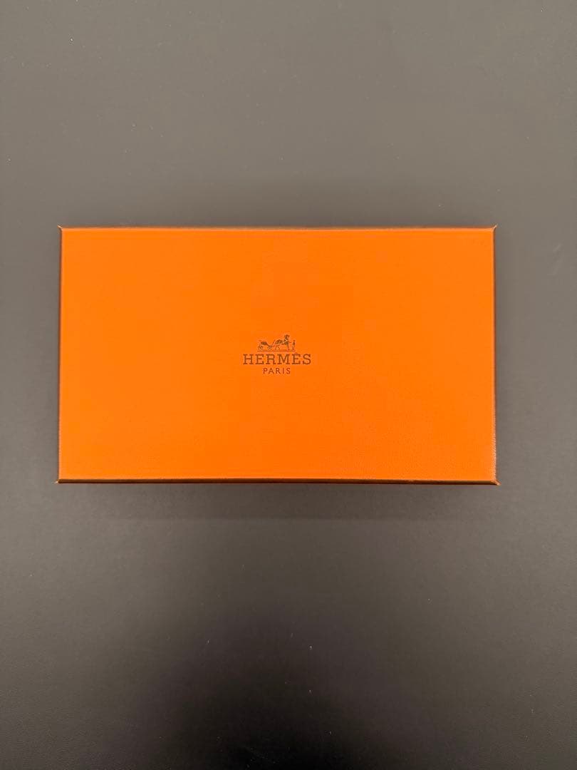 エルメス　バスティア　新品 ボックスカーフ 黒