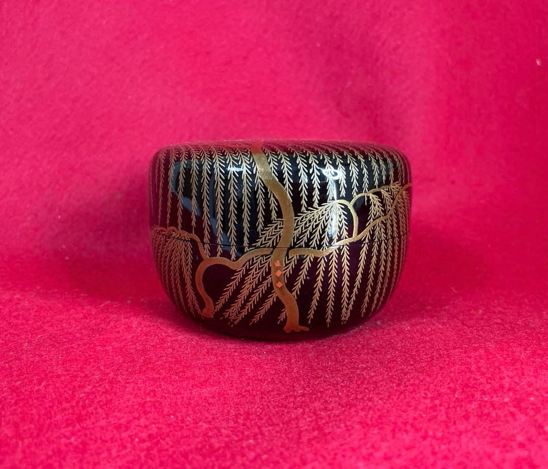 茶道具 柳　平棗