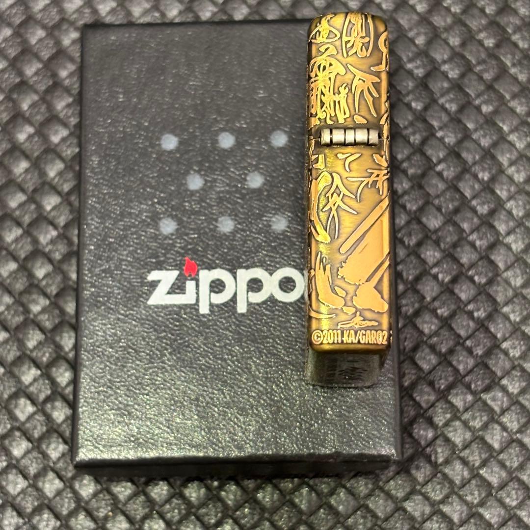 【限定】Zippo 牙狼 ゴールド GARO 2012年 5面刻印 ビンテージ
