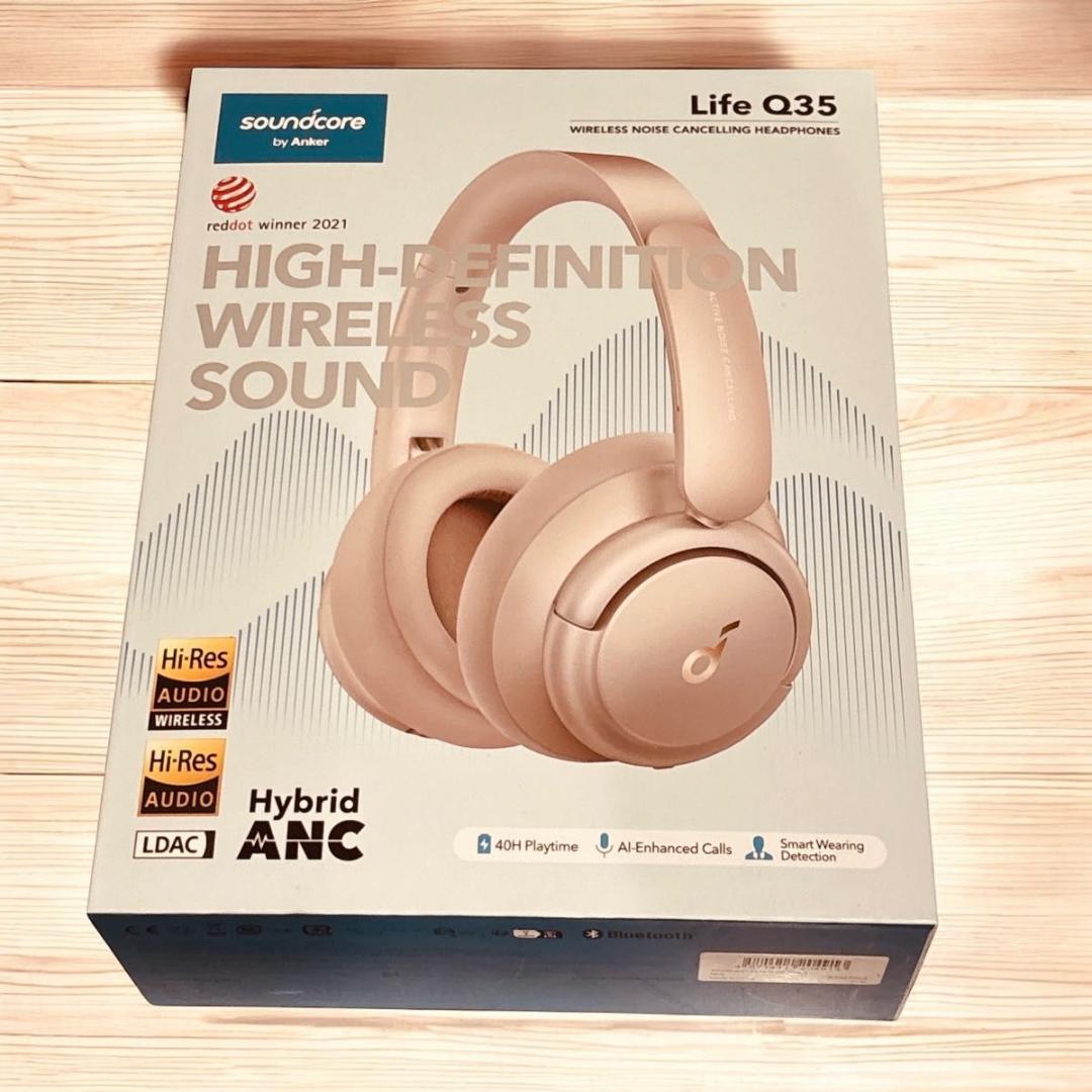 【開封未使用】Anker Soundcore Life Q35 新品級　ピンク