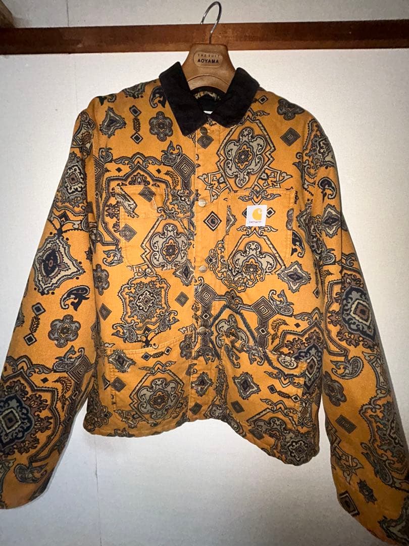 carhartt ペイズリー柄ジャケット L
