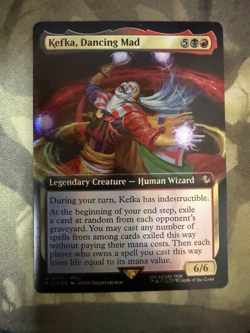 mtg 稀少 拡張 FOIL 混沌もたらす者、ケフカ サンプルパック fic