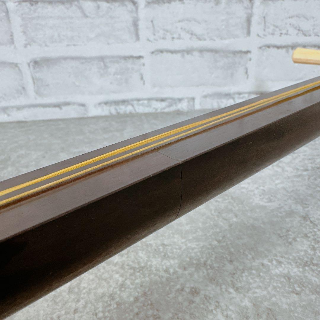 紫檀 子持ち綾杉 三味線 花梨 丸打胴 二本セット スタンド付　和楽器　現状品