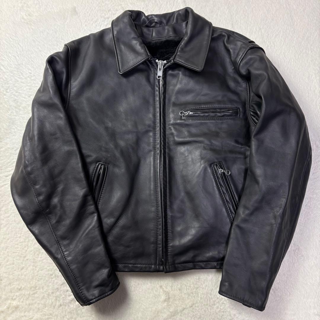 美品 SIZE40 SCHOTT 643E ライダースジャケット USA製