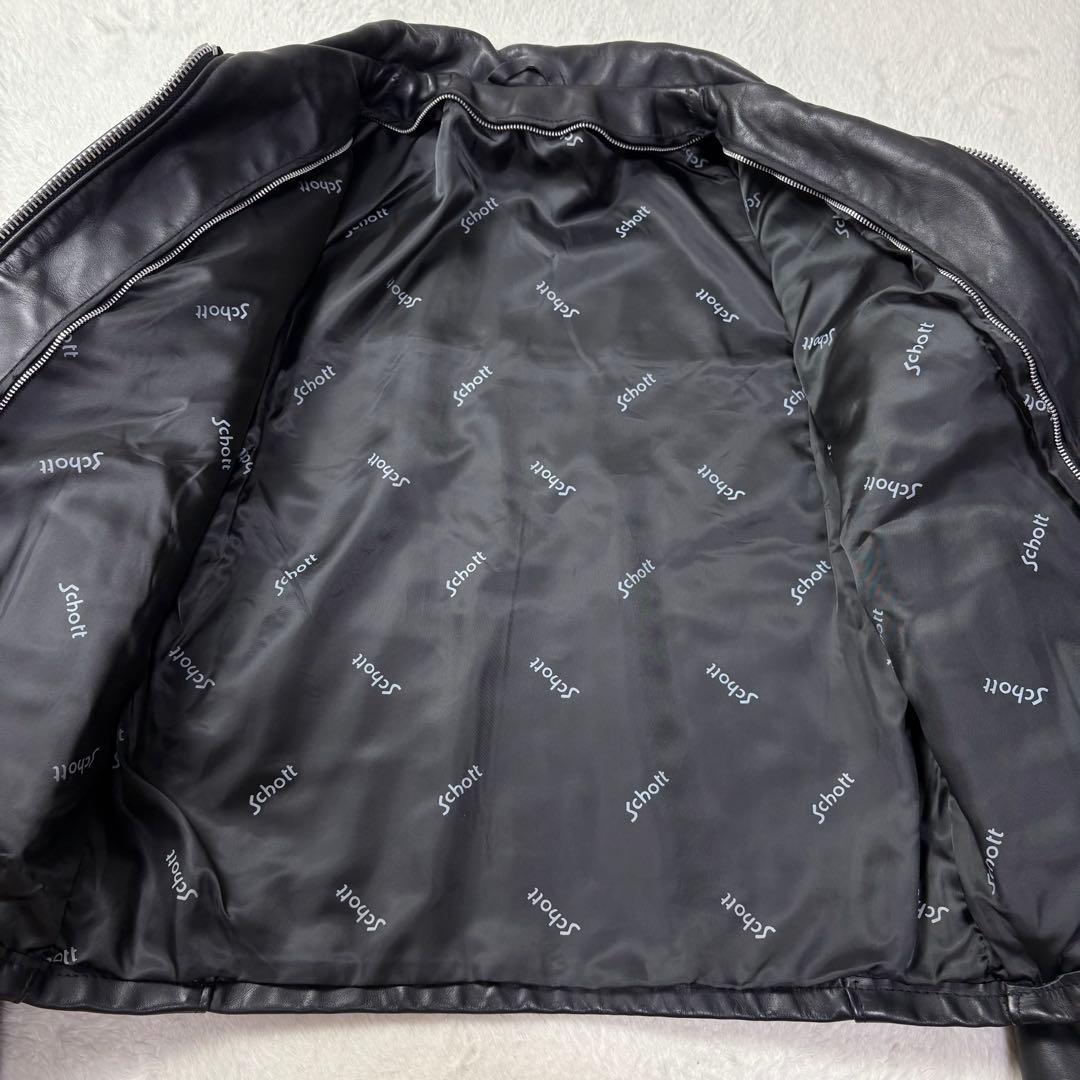 美品 SIZE40 SCHOTT 643E ライダースジャケット USA製