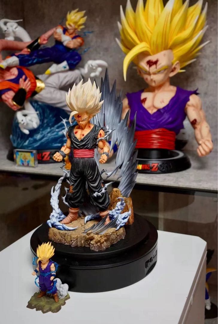 ドラゴンボール 孫悟飯 ガレキ ガレージキット スタチュー X②④